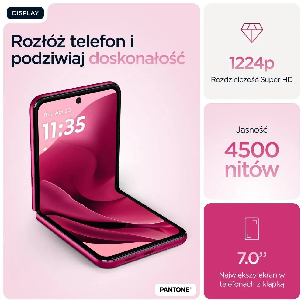 razr 60 ultra 17.7 cm (6.96") Dual SIM Android 15 5G USB Type-C 16 GB 512 GB 4700 mAh Pink