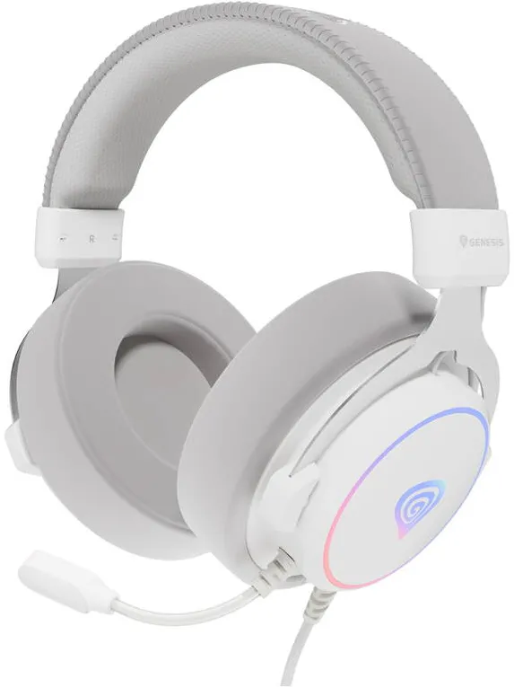 Casti Genesis Casti cu fir Neon 764 alb