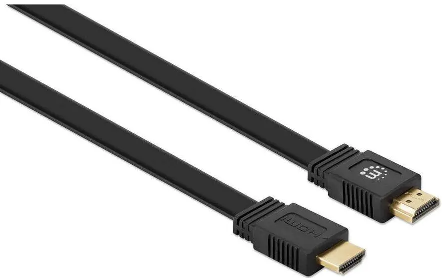 Cablu MANHATTAN HDMI Plat cu Ethernet 4K@60HZ 5m