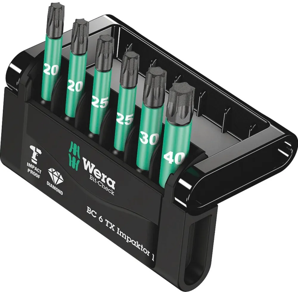 WERA Bit-Check 6 TX Impaktor 1
