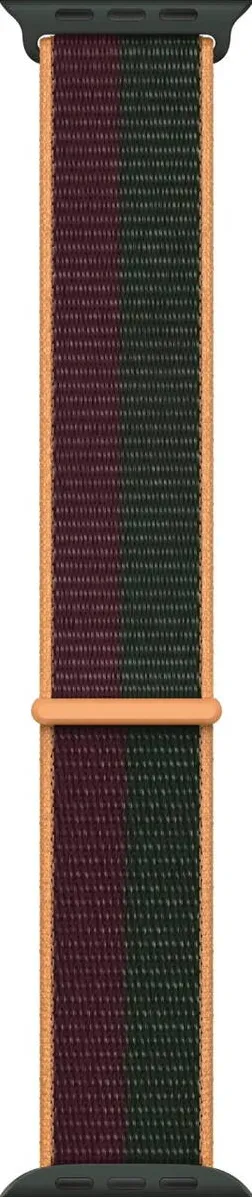 Apple Curea Apple Watch Sport Loop, 45mm, Dark Cherry/Forest Green
