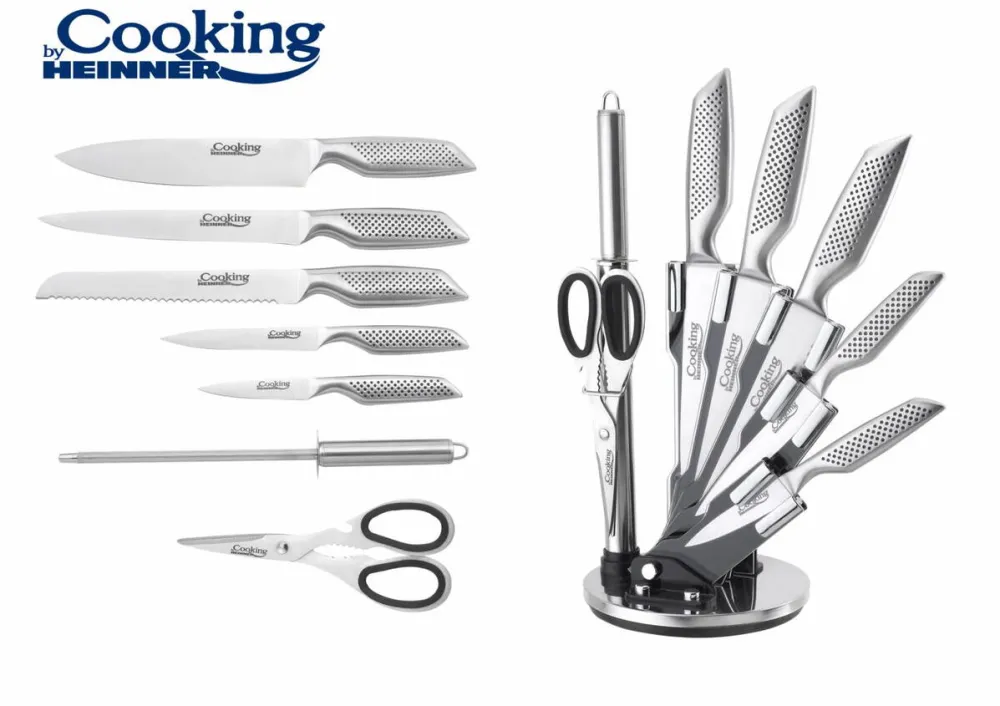 HEINNER Set Cutite de Bucatarie 8 Piese, Magnium