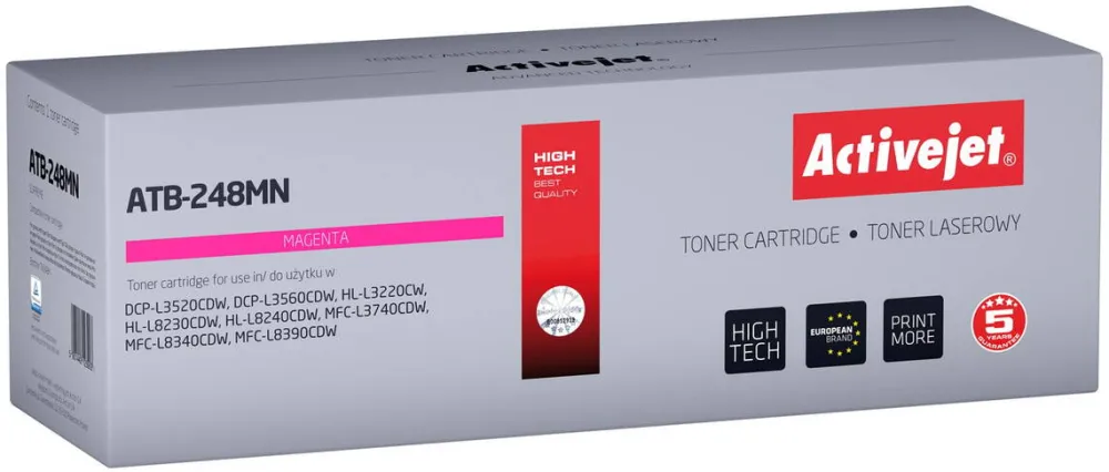 Toner imprimanta ACTIVEJET Activejet ATB-248MN Toner for Brother printers; Replacement Brother TN248M; Supreme; 1000 pages; purple)