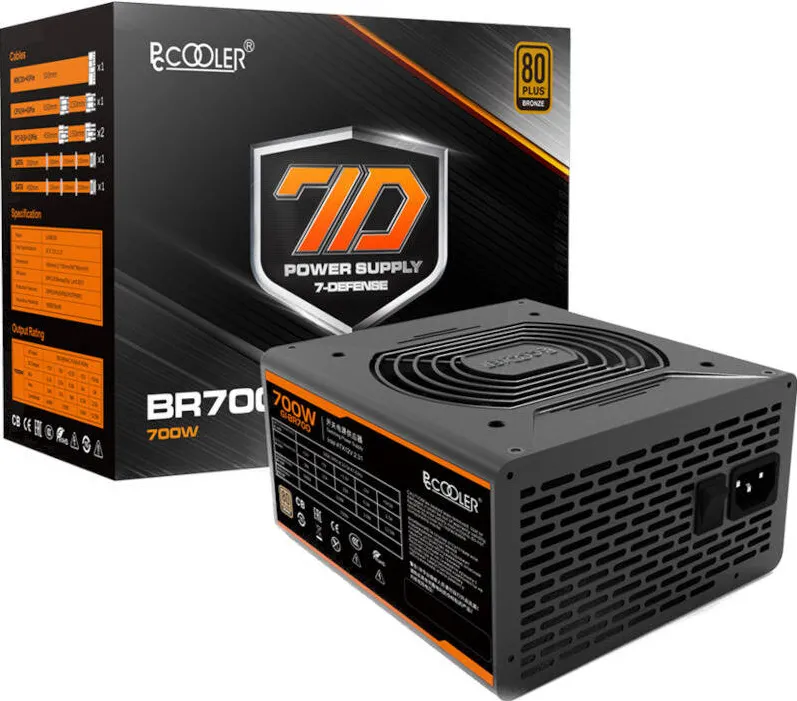 Sursa PC PCCOOLER GI-BR700, 80+ Bronze, 700W