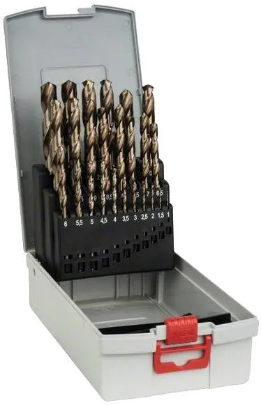 BOSCH 2608587018 - Set burghie, metal, 1-13 mm, 25 buc