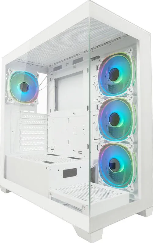 Carcasa PC LC-Power LC-715W-ON Shaded Gaming White