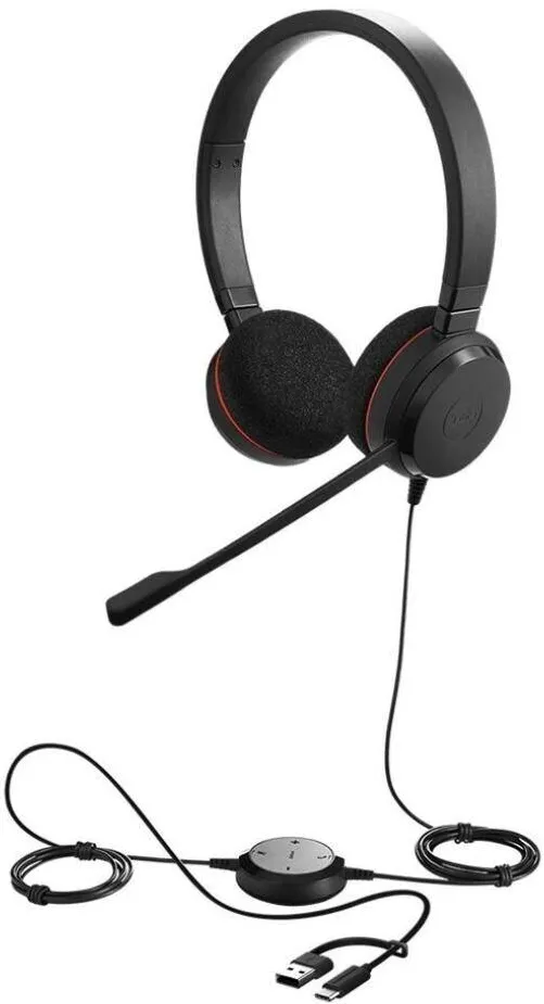 Casti Office/Call Center Jabra Evolve 20 SE USB-A&C MS Stereo