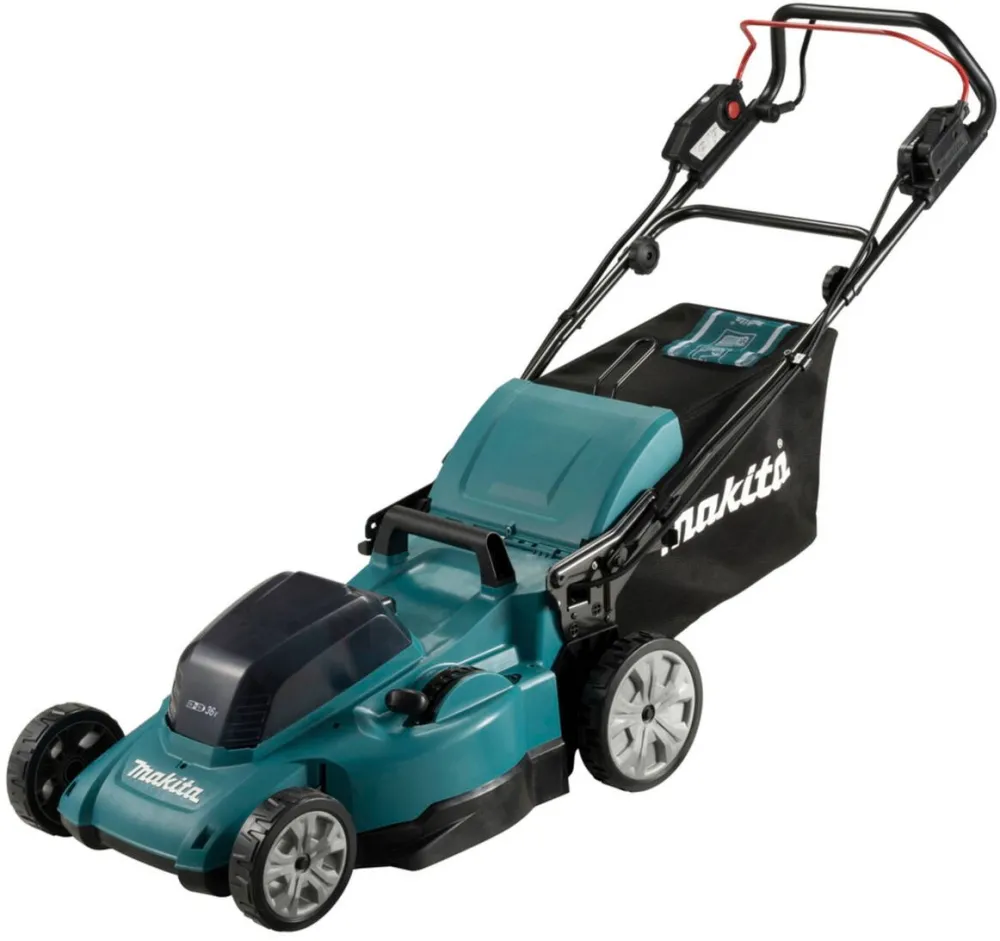 Masina de tuns iarba pe acumulator Makita DLM481Z (livrare fara baterie si incarcator)