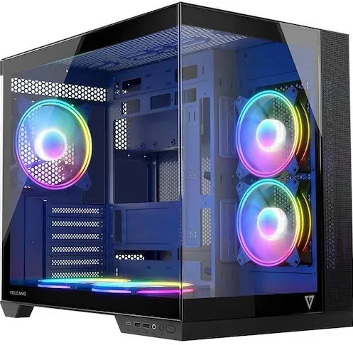 Carcasa PC Modecom Volcano Panorama Apex ARGB 5F Black