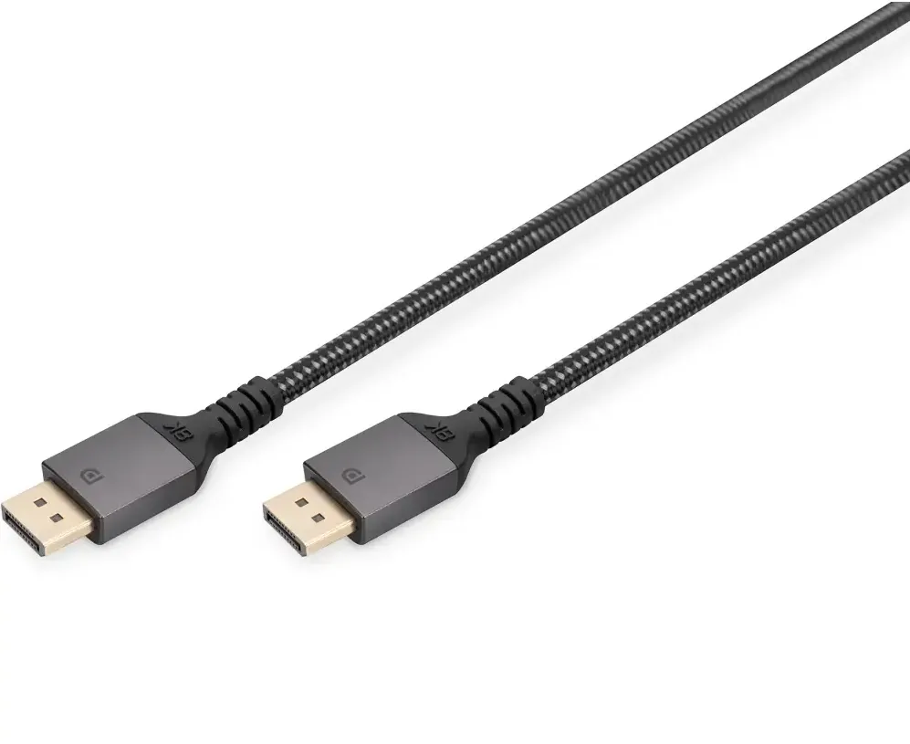 Cablu Assmann DisplayPort 2m Aluminium 8K Negru