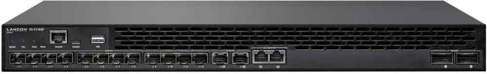 Switch LANCOM XS-5116QF 12x SFP+ / 2x Combo-SFP+ / 2x QSFP+