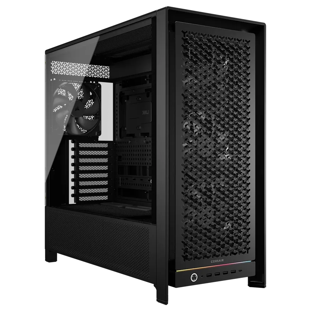 Carcasa PC Corsair FRAME 5000D RS, High-Airflow, Mid-Tower, Negru