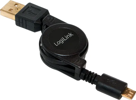 Logilink USB 2.0 tip A Male - USB 2.0 tip B Male 0.75m, Negru