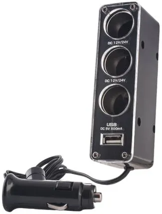 Wiwu ADAPTOR PRIZA AUTO 3IN1 + USB