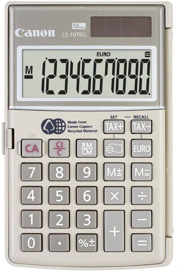 Canon LS10TEGDBL CALCULATOR 10 DIGITS