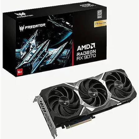 Placa Video Acer PREDATOR BiFrost AMD RX9070 OC 16GB