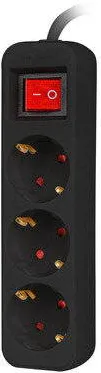 LANBERG Prelungitor 3 prize 1.5m Black