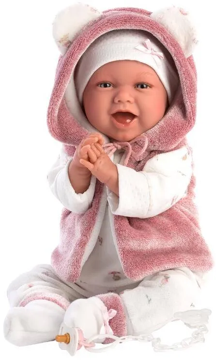 Papusa Llorens Mimi baby with sound 42 cm