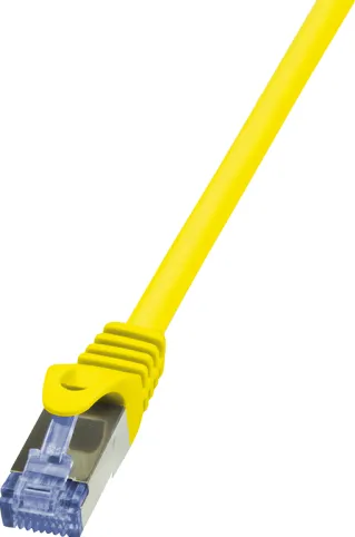 Accesoriu Retea Logilink -Patch Cablu Cat.6A 10G S/FTP PIMF PrimeLine 1m galben