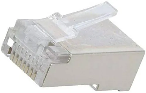 Accesoriu Retea Logilink - Modular Plug CAT5e shielded 100 pcs