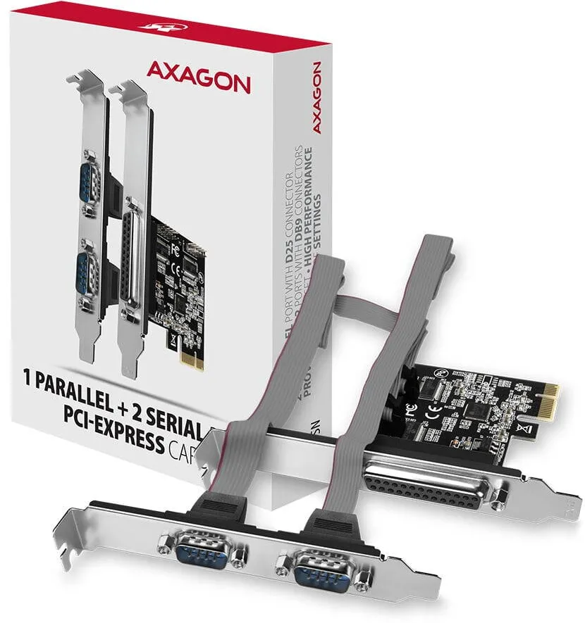 Adaptor AXAGON Adaptor PCI-Express PCEA-PSN, 2x serial RS-232 + 1 Parallel