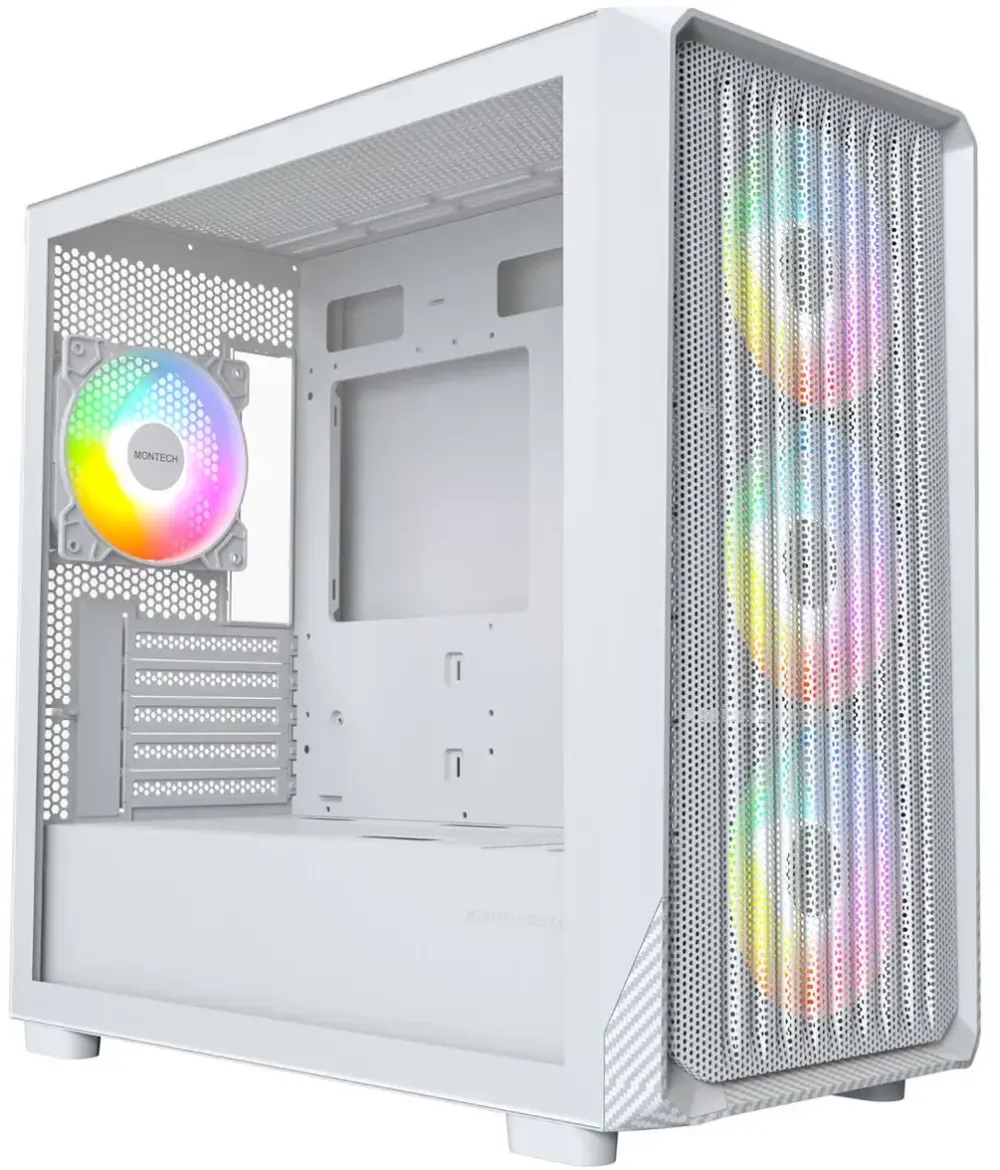 Carcasa PC Montech X5M alb ARGB