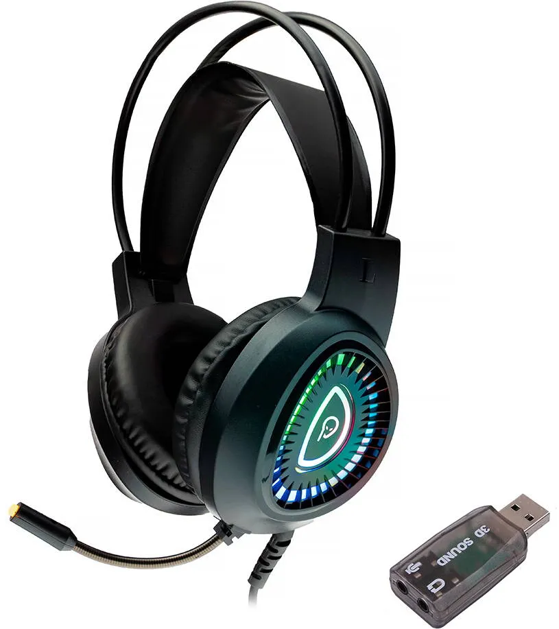 Casti Spacer Casti cu micr. Spacer RGB, gaming USB